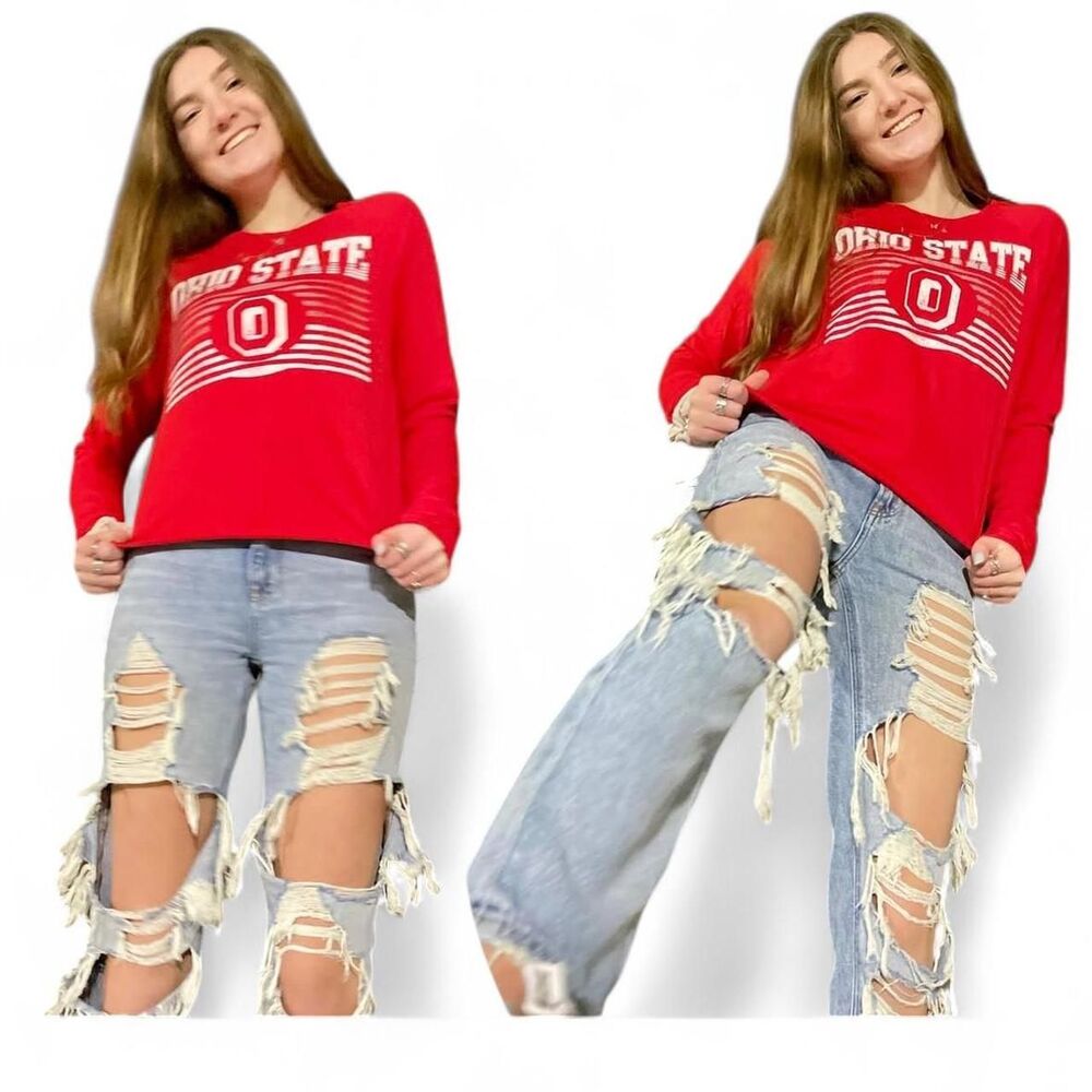 Original-retro-brand Women's Red shirt ohio state